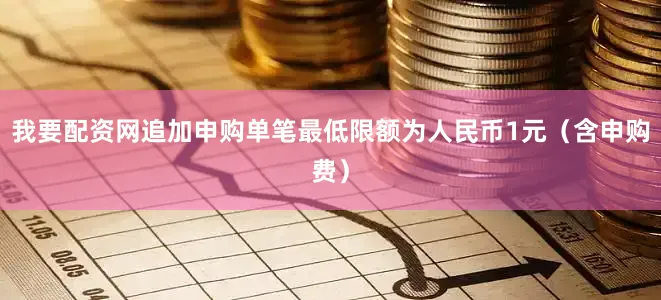 我要配资网追加申购单笔最低限额为人民币1元（含申购费）